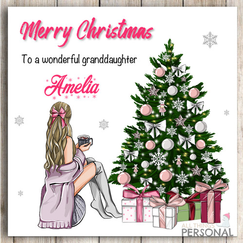 Personalised female christmas - ,