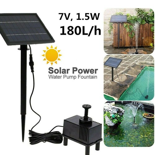 Solar powered water pond - powered,