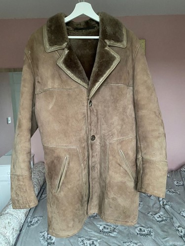 Brown genuine sheepskin - brown,