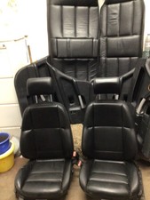 BMW E36 m3 M sport Black leather interior front seats Coupe extended doorcards