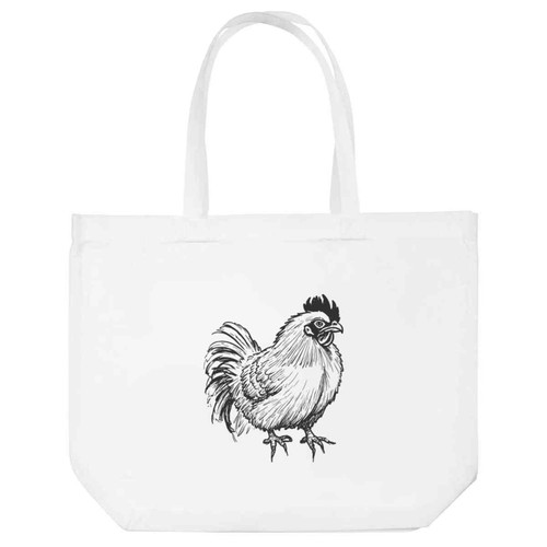 Chicken silkie tote shopping - 'chicken,
