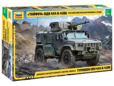 ZVEZDA 3648 1:35 Russian armored car with remote control module Typhoon VDV 4x4