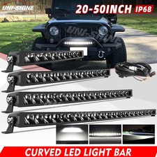 Hella Black Magic LED Slim Light Bar Kit Curved 20-50inch 12V 24V DRIVING BEAM