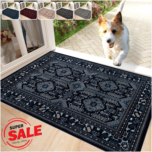 Non slip rugs washable indoor - rugs,