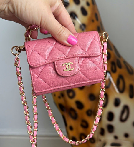 Chanel pink caviar leather - chanel,