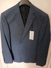 Mens Smart Suit Jacket Navy