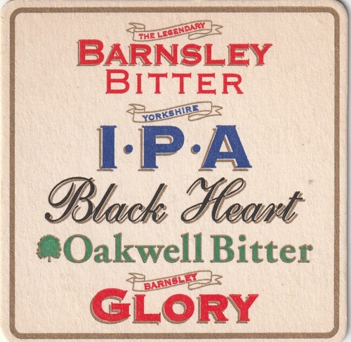 Beer mat barnsley - beer,