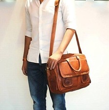 Bag Leather Genuine Mens