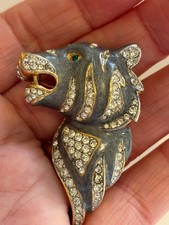Small Grey Sparkly Tiger