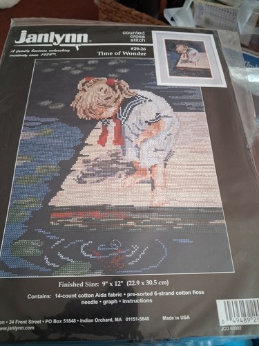 Janlynn cross stitch kit - stitch,