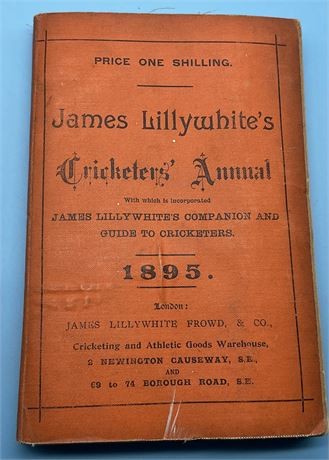 Lillywhite annual for - lillywhite, 1895