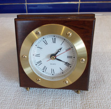 Brass Ships Clock, Porthole, Desk Clock