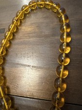 Vintage Pressed Amber Tesbih /