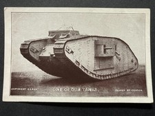 A WW1 British Tank Vintage