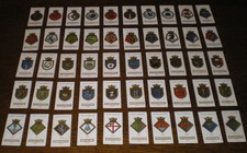 Set of WILLS SHIPS BADGES 1925  cigarette cards VG condition