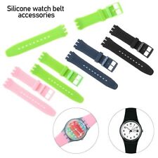 Watch Accessories Sports Strap Watch Band Rubber Silicone Strap For Swatch