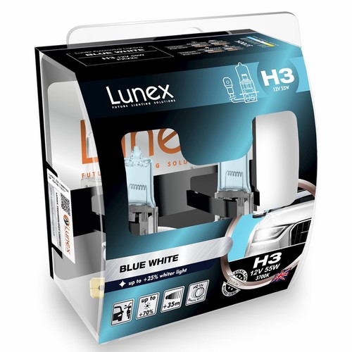 Lunex blue white car - lunex,