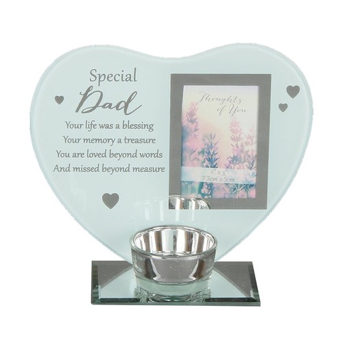 Glass memorial tea light - tea,