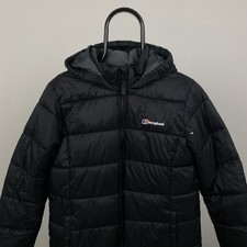 Berghaus Black Puffer Hooded Coat Jacket Hooded Size 14-15