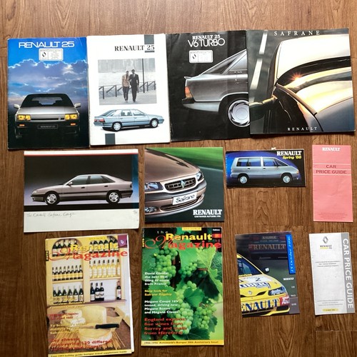 Huge brochure bundle renault - brochure,