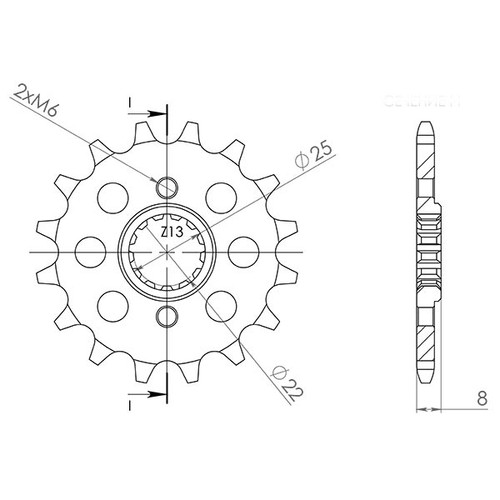 Sprocket p520 z14 - p520,