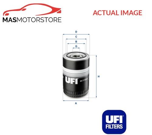 Engine oil filter ufi 2311002 - oil,