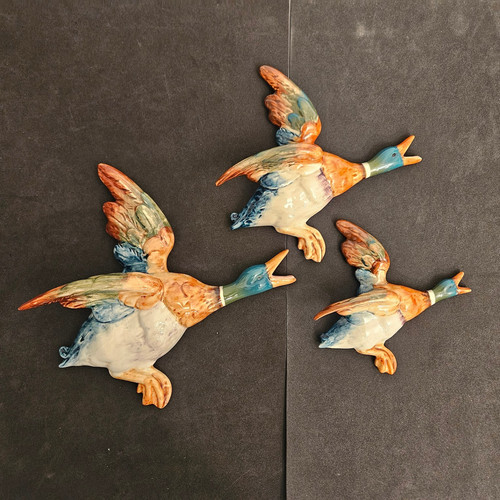 Beswick flying mallard - flying,