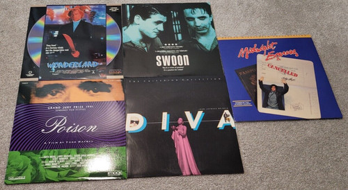 Lot laserdisc thrillers - lot,