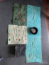 True Vintage  Roulette Set Bakelite Made In England / layouts/Prop/Gambling