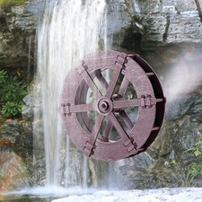 Fengshui Wheel Tabletop Water Wheel Simulation Wheel Model DIY Water Wheel for