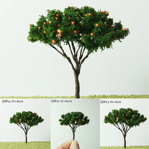 Trees orange decoration - trees,