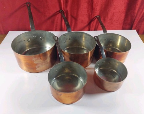 Vintage french set copper - vintage,