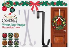 Door wreath hanger christmas - wreath,