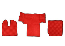 Red Engine Cover Eco Leather