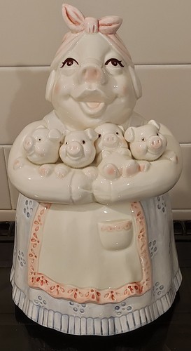Rare cookie jar mamma pig - cookie,