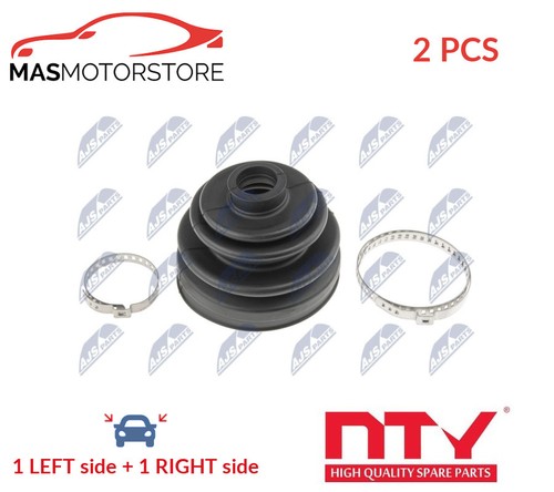 Joint boot kit pair - cv, wheel