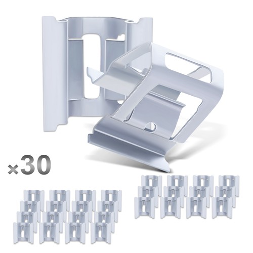 30x fixing clips door - trim, for