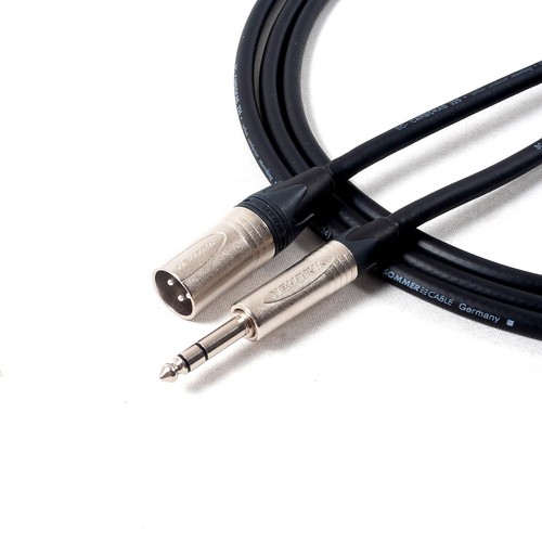 Male xlr trs jack lead - trs,