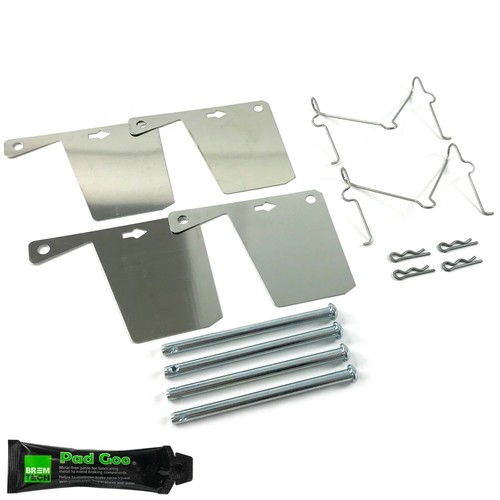 Front brake pad fitting - front,