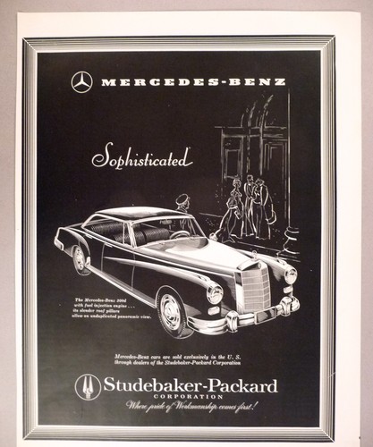 Mercedes benz 300d print - ad,