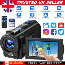 Video Camera Camcorder 4K 48MP
