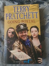 Terry Pratchett Going Postal TV PB Hologram Edition Double Stamped And Signed