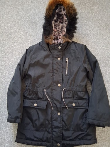 Girls black fleece lined - girls,