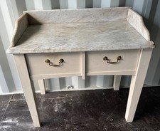 A Victorian marble-topped