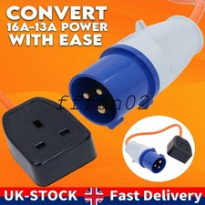 Fly lead 16A Plug to 13A