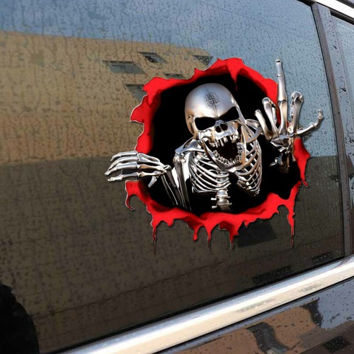 Skeleton skull car - skeleton,