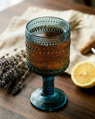 Vintage style hobnail glass - hobnail,
