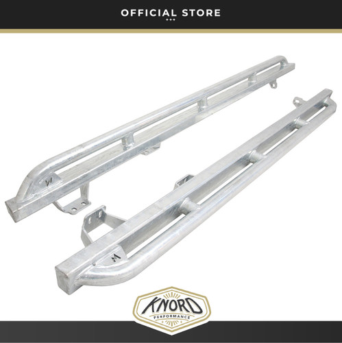Galvanised rock sliders with - galvanised,