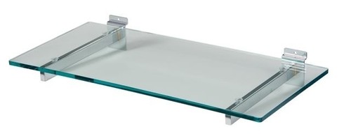 New glass shelf brackets - glass,