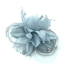Ladies Silver Grey Feather